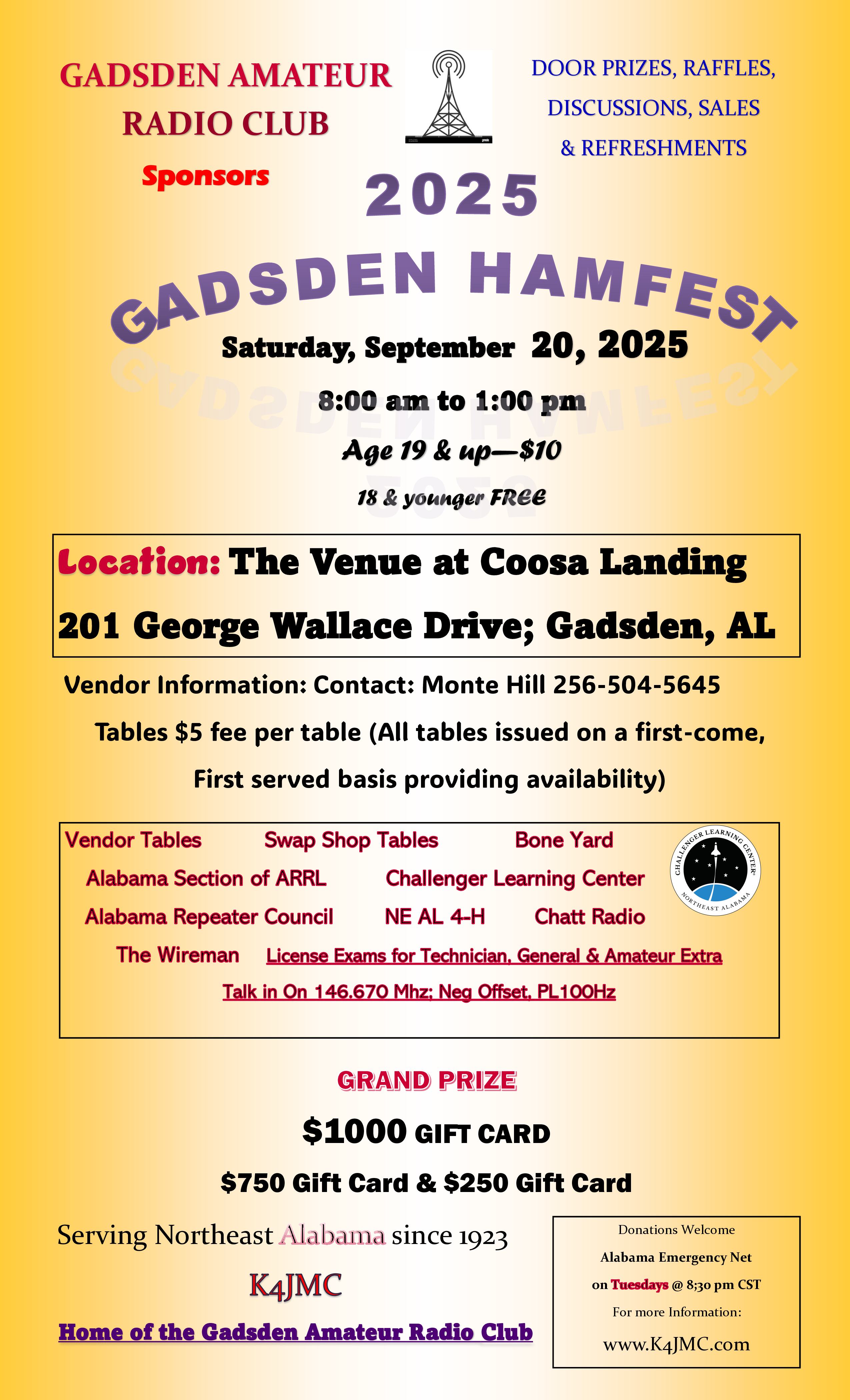 Gadsden HAMFest Flyer